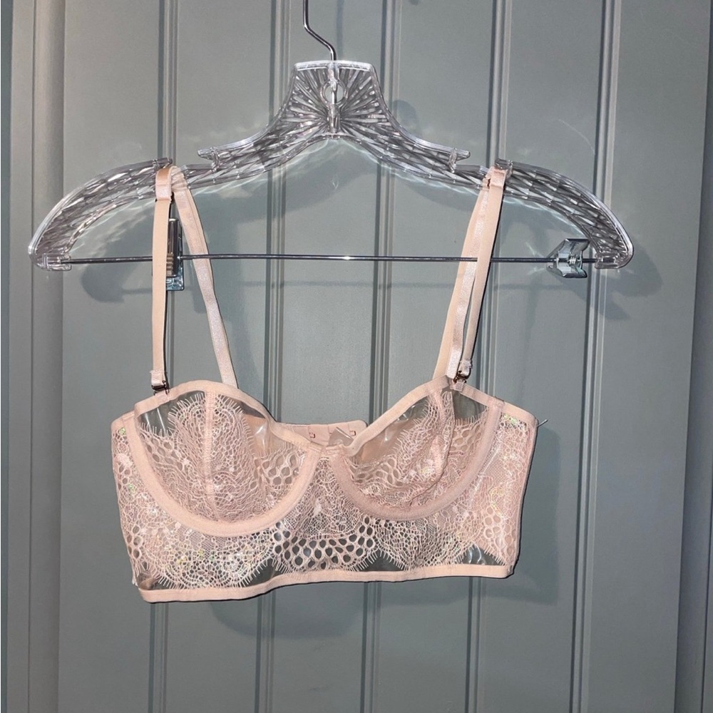 Savage X Fenty Lace Underwire Bra in Cream